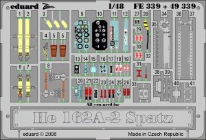 Eduard FE339 He 162A-2 Spatz 1/48 Tamiya