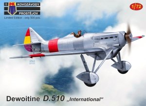 Kovozavody Prostejov KPM0180 Dewoitine D.510 International 1/72