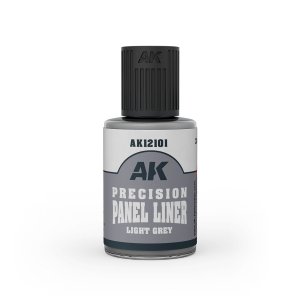AK Interactive AK12101 LIGHT GREY - PRECISION PANEL LINER 30ml