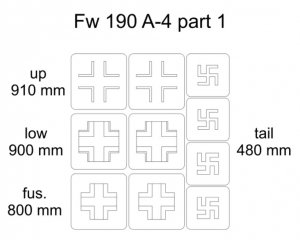 Omask 23003 Fw 190 A-4 part 1 1/32