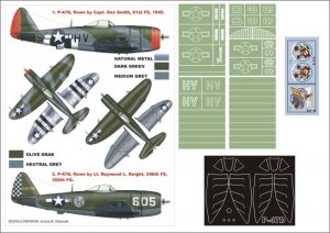 Montex K32117 P-47D Bubbletop for HASEGAWA 1/32