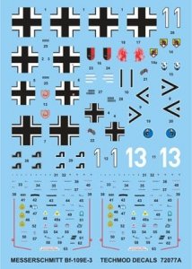 Techmod 72077 - Messerschmitt Bf 109E-3 (1:72)
