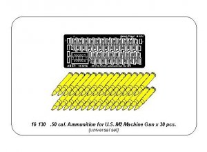 Aber 16130 .50 cal. Ammunition for U.S. M2 Machine Gun 1/16
