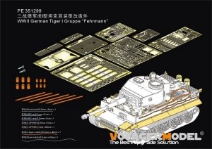 Voyager Model PE351299 WWII German Tiger I Gruppe Fehrmann Basic Upgrade Set For TAKOM 2202 1/35