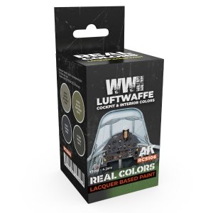 AK Interactive RCS106 WWII Luftwaffe Cockpit & Interior Colors 4x17ml