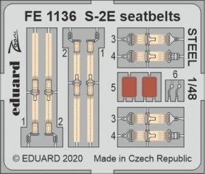 Eduard FE1136 S-2E KINETIC MODEL 1/48