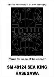 Montex SM48124 SH-3H Sea King HASEGAWA