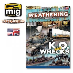 AMMO of Mig Jimenez 4508- The Weathering MAGAZINE- K.O. AND WRECKS (English Version)