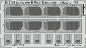 Eduard 481136 Lancaster B Mk. III Dambuster radiators HONG KONG MODELS 1/48