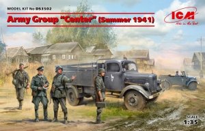 ICM DS3502 Army Group Center (Summer 1941) (Kfz.1, Typ L3000S, German Infantry (4 figures), German Drivers (4 figures) 1/35