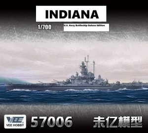 Vee Hobby E57006 USS Indiana BB-58 1944 - Deluxe Edition 1/700