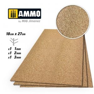 AMMO of Mig Jimenez 8838 Create Cork Fine Grain  MIX 1/2/3mm