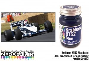 Zero Paints ZP-1163 Brabham BT52 Blue Paint 60ml