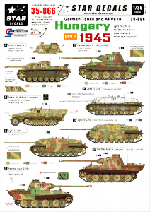 Star Decals 35-866 Hungary 1945 3 1/35