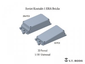 E.T. Model P35-203 Soviet Kontakt-1 ERA Bricks（288 PCS) (3D Printed) 1/35