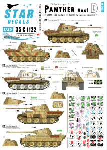 Star Decals 35-C1122 SS-Panthers # 5 1/35