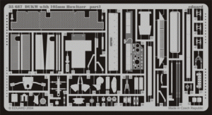 Eduard 35687 DUKW with 105mm Howitzer 1:35 Italeri