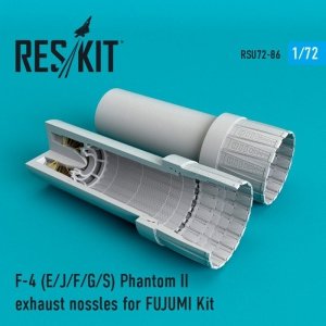RESKIT RSU72-0086 F-4 E/J/F/G/S Phantom II exhaust nossles for Fujimi 1/72
