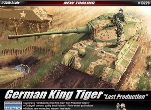 Academy 13229 German King Tiger Last Production (1:35)