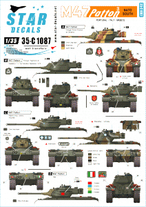 Star Decals 35-C1087 M47 Patton 3 1/35