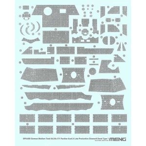 Meng Model SPS-050 Panther Zimmerit A 1/35