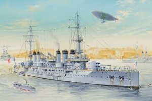 Hobby Boss 86504 French Navy Pre-Dreadnought Battleship Voltaire 1/350