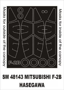 Montex SM48143 Mitsubishi F-2B HASEGAWA