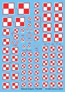 Techmod 48007 - Polish National Insignias (1:48)