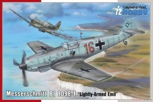 Special Hobby 72454 Messerschmitt Bf 109E-1 Lightly-Armed Emil 1/72