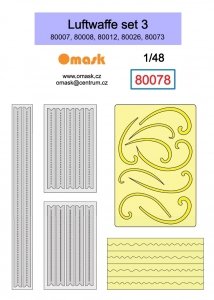 Omask 80078 Luftwaffe set 3 (80007, 80008, 80012, 80026, 80073) 1/48