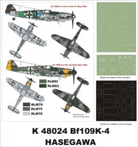 Montex K48024 Me-109 K-4 1/48