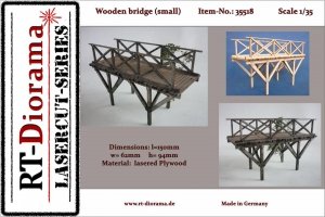 RT-Diorama 35518 Wooden bridge (small) 1/35