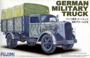  Fujimi 722276 German Military Truck Opel Blitz 3t Camouflaged 1/72