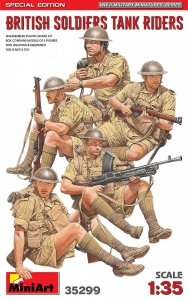 Miniart 35299 BRITISH SOLDIERS TANK RIDERS. SPECIAL EDITION 1/35