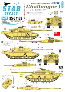 Star Decals 35-C1162 Challenger I 1/35