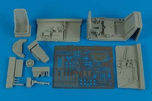 Aires 2151 Bf 109F-2/F-4 early cockpit set 1/32 Hasegawa