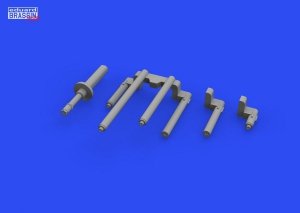 Eduard 648789 P-38J gun barrels PRINT TAMIYA 1/48