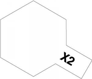 Tamiya X2 White (81502) Acrylic paint 10ml