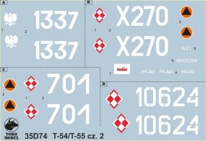 ToRo Model 35D74 T-54/T-55 w Wojsku Polskim cz.2 1/35