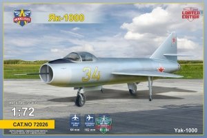 Modelsvit 72026 Yak-1000 Supersonic demonstrator 1/72
