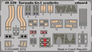 Eduard 49529 Tornado Gr.1 seatbelts 1/48 HOBBY BOSS