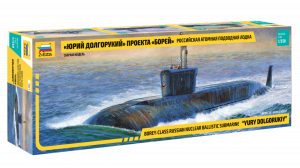 Zvezda 9061 Borey-Class Russian Nuclear Ballistic Submarine Yury Dolgorukiy 1/350