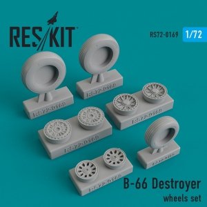 RESKIT RS72-0169 B-66 DESTROYER WHEELS SET 1/72