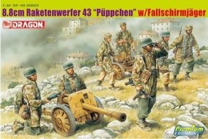 Dragon 6528 8.8cm Raketenwerfer 43 Puppchen w/Fallschirmjager (1:35)