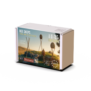 RT-Diorama 35497 Bee Skeps - Several Honey Bee Skeps Included - 3D Printed Parts 1/35