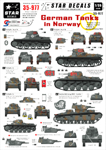 Star Decals 35-977 German Tanks in Norway 1/35