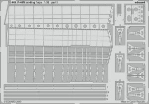 Eduard 32449 P-40N landing flaps 1/32 TRUMPETER