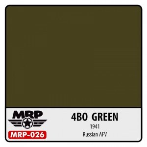 MR. Paint MRP-026 4BO Russian Green 1941 Russia AFV 30ml