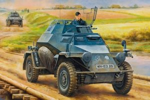 Hobby Boss 80149 German Leichter Panzerspahwagen(2cm) Mid Version (1:35)