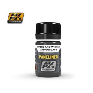 AK Interactive AK2074 PANELINER FOR WHITE AND WINTER CAMOUFLAGE 35ml